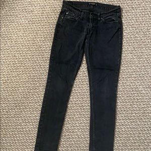 Low Rise Black Jeans